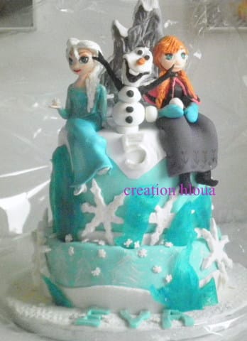 Gateau Frozen Ecole De Cake Design En France