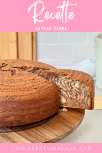 Recette Gâteau zébré facile
