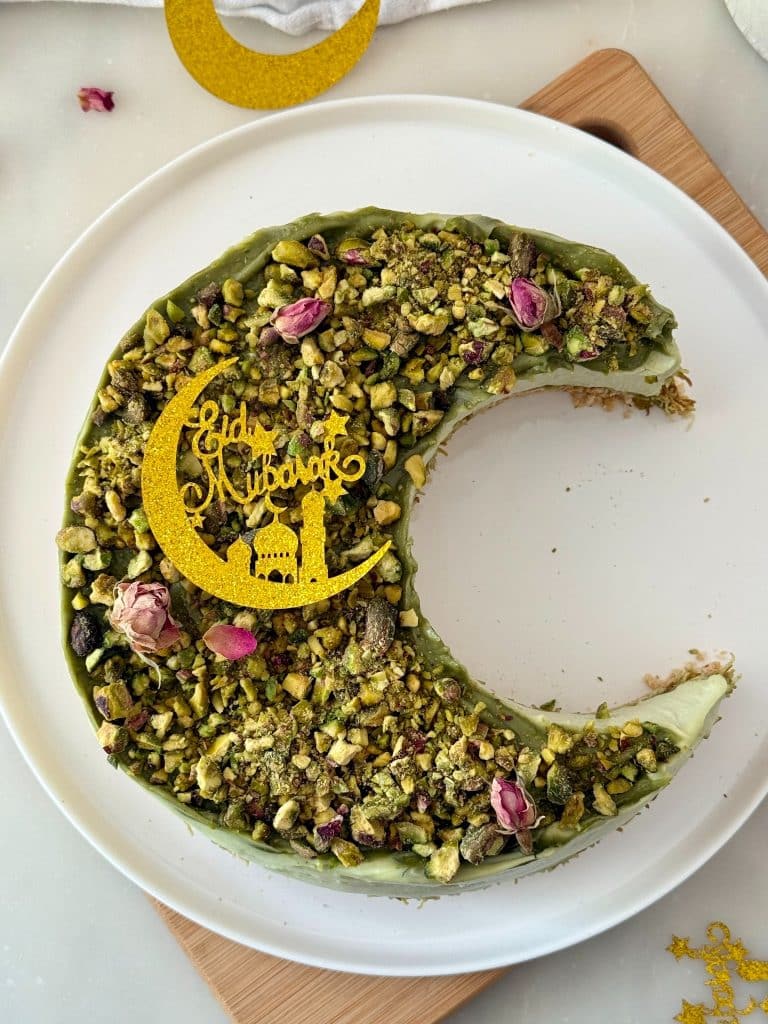 Cheesecake pistache demi-lune : la recette ultra gourmande et crémeuse